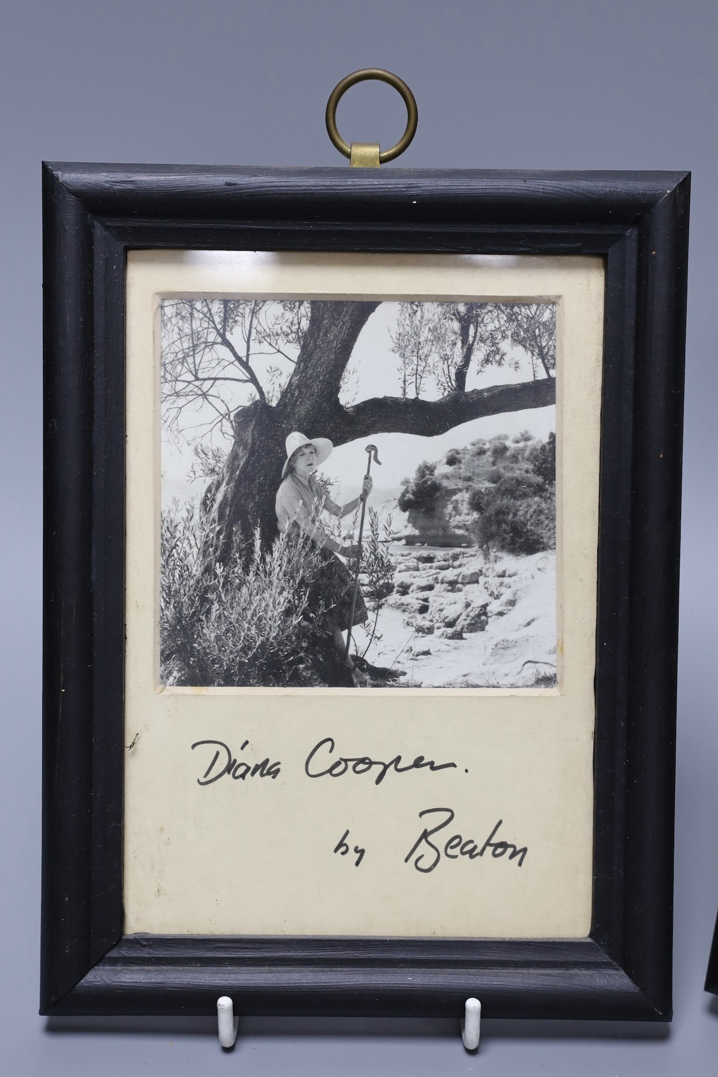 Two portrait photographs of Diana Cooper, inscribed ‘Diana Cooper by Beaton’